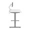 Bestar Bestar Upstand 60W x 30D Standing Desk with Dual Monitor Arm in white 175870-000017 - alternate 4